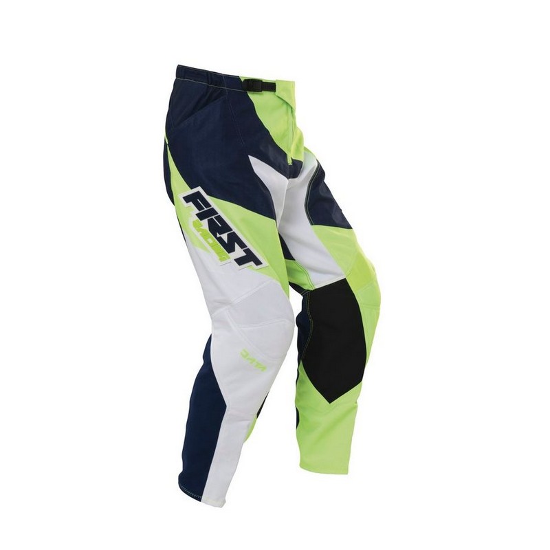 Pantalon taille 38US MARINE/VERT FLUO/BLANC FirstRacing Data - DreamAccess